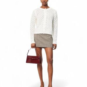 Reformation ‘ Clara ‘ Crochet Wool Alpaca Blend  Cardigan